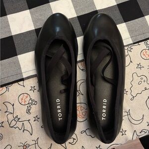 NWOT Torrid Elastic Strap Ballet Flat (WW)